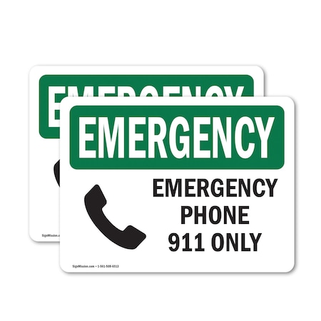 Signmission Safety Culture Sign, 14 in Width, Vinyl Decal, Rectangle OS-2PACK-EM-D-1014-L-10310